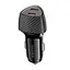 Адаптер автомобильный BOROFONE Solid car charger BZ31D 2Type-C, 60W/3A, PD/QC| - миниатюра 1