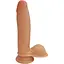 Реалистичный фаллоимитатор Toy Joy Get Real Dual Density 18 см телесный - миниатюра 1