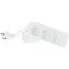 Удлинитель сетевой Tecro, 3 розетки, 1.5 м, белый, 10А, 2x1 мм² (TSC-3-1.5) - миниатюра 1