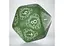 Кубик D20 Level Counter Green & white Die (1) (20LEV04) - миниатюра 2