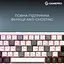 Клавиатура беспроводная игровая механическая GamePro MK-210-W Pro White-Black QLAB Orange Switches Hot-Swap - миниатюра 11