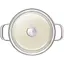Кастрюля с крышкой KitchenAid Steel Core 20 см миндальный крем (CC003266-001) - миниатюра 3