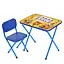 Дитячий столик складаний зі стільчиком M 5965-4 синій - мініатюра 1