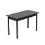 Стіл кухонний Ferrum-decor Беніта 75x120x60 Чорний ДСП Сосна Кембра 16мм (FRD-105692) - мініатюра 1