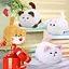 Интерактивная мягкая игрушка AiDA Smart Blinking Cat бело-коричневая (AD54098) - миниатюра 10