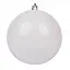 Новорічна куля Yes! Fun пластик 12 cм біла глянець (975102) - мініатюра 1