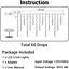 Рождественские уличные гирлянды сосульки, 29,5 футов 360 светодиодных световых полос с 60 каплями, оконная и завесная световая гирлянда - миниатюра 3