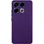 Чехол TPU GETMAN Liquid Silk Full Camera для Infinix Note 40 Pro 4G Темно фиолетовый / Dark Purple - миниатюра 1