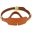 Маска на очі Lockink Luxury Leather Blindfold Kit коричневий - мініатюра 1