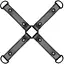 Крестовина Bedroom Fantasies Hogtie 4 - Way Restraint Cross - Black - миниатюра 1