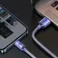 Кабель Baseus Crystal Shine Series Fast Charging Data Cable USB to iP 2.4A 1.2m Purple - мініатюра 8