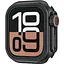 Чохол-накладка DK для Apple Watch 46mm (Series 10) Пластик Ultra Soft-Touch Glass Full Cover (black) - мініатюра 2