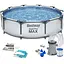 Каркасний басейн Bestway 56408, розмір 305 x 76 см з фільтрувальним насосом - мініатюра 1