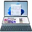 Ноутбук Lenovo Yoga Book 9 13IMU9, (83FF002NRM), Intel Core Ultra 7 155U, 16GB RAM, SSD 1TB, Intel Integrated Graphics, Windows 11 Home, Tidal Teal - миниатюра 1