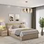 Ліжко двоспальне MebelStar Адель з ящиками 140x200 см Дуб сонома (MBS-1424) - мініатюра 1