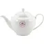 Чайник заварочный Tudor Сетка фарфоровый 990 мл белый (TU1040) - миниатюра 1