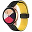 Силиконовый ремешок Classy для Smart Watch 20mm Black/Yellow - миниатюра 1
