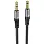Аудiокабель Hoco UPA26 AUX Fresh audio cable 1 м чорний - мініатюра 1