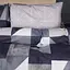 Наволочка MirSon Ranforce Elite Geometrica 50x50 см сіро-синя (2200011702674) - мініатюра 1