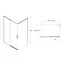 Душевая кабина Volle Libra 120x90 без поддона 10-22-244glass, Универсальная, тонированная, хром - миниатюра 7