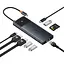 Хаб - мультипортовый адаптер Baseus Metal Gleam II 10-in-1 Usb-C B00061800123-00 - миниатюра 2
