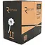 Кабель КВП UTP (2*2*0.5) 2p 24 AWG, Ritar, (CCA), для внутр. робіт, 500м, White, Corton BOX (380x380x450),Q2 - мініатюра 1