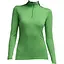 Термокофта Icebreaker BF 200 Oasis LS Half Zip Stripe WMN Green L (1052-101 504 301 L) - мініатюра 1
