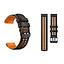 Ремінець силіконовий Tamister для годинника Sport 2 чорний з помаранчевим 22 мм - мініатюра 3