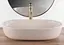 Умивальник Rea Cleo 61 beige matt бежевий накладний REA-U9655 - мініатюра 4