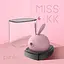 Вакуумный стимулятор с вибрацией KissToy Miss KK Рожевий - миниатюра 10