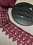 Мереживо Троянда бордове - мініатюра 4