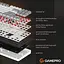 Клавіатура дротова GamePro Genesis Metallic Outemu Red Swithes USB White (MK110W) - мініатюра 11