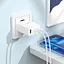 Адаптер сетевой HOCO Type-C to Lightning cabel Start three-port charger N33 белый - миниатюра 7