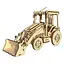 Дерев'яний конструктор "Екскаватор" OPZ-005, 202 деталі - мініатюра 1
