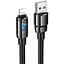 Кабель Hoco U143 Joy charging data cable iP Чорний - мініатюра 1