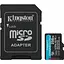 Карта пам'яті Kingston MicroSDXC 256GB Canvas Go! Plus class10 UHS-I U3 V30 Adapter SD (SDCG4/256GB) - мініатюра 1