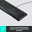 Клавіатура Logitech K120 Ukr USB Black (920-002643) - мініатюра 2