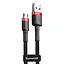 Кабель Baseus USB2.0AM-MicroUSBM,2.0 м,1.5A,чорний-червоний,(двосторонній) CAMKLFBaseus (CAMKLF-C91) - мініатюра 1