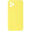Чохол Epik Silicone Case Square Full Camera Protective AA NOLOGO для Apple iPhone 11 Pro Max 6.5 Жовтий/Yellow - мініатюра 1
