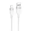 Кабель Hoco X109 Energy silicone USB to Lightning (1 м) белый - миниатюра 1