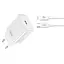 Мережевий зарядний пристрій XO CE15 (EU) PD20W USB-C fast charging charger with Lightning cable Білий - мініатюра 5