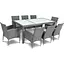 Садовая мебель Di Volio Verona 8+1 серая - миниатюра 1