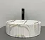 Умивальник VBI Brindisi M stains glossy накладний VBI-014103, Мармур - мініатюра 4