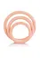 Ерекційне кільце CalExotics Tri-Rings 3 шт тілесний - мініатюра 4