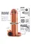Насадка на пенис Pipedream Fantasy X-tensions Vibrating Real Feel 1 inch 14 см телесный - миниатюра 4