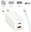 USB-зарядний пристрій Hama GaN, USB-C/USB-A, PD 65 Вт, кабель USB-C 2 м - мініатюра 4