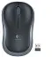Мышь Logitech M185, серая/черная, USB, беспроводная, оптическая, 1000 dpi, 3 кнопки, 1xAA (910-002235) - миниатюра 1