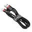 Кабель Baseus Cafule Cable USB For iP 2A 3m Red+Black - мініатюра 5