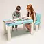 Детский набор "Играем и учимся" Doloni 04660/7 в наборе стол, стул, конструктор - миниатюра 5