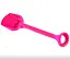 Игрушечная лопатка для песочницы №1 013955 Большая Розовая - миниатюра 1